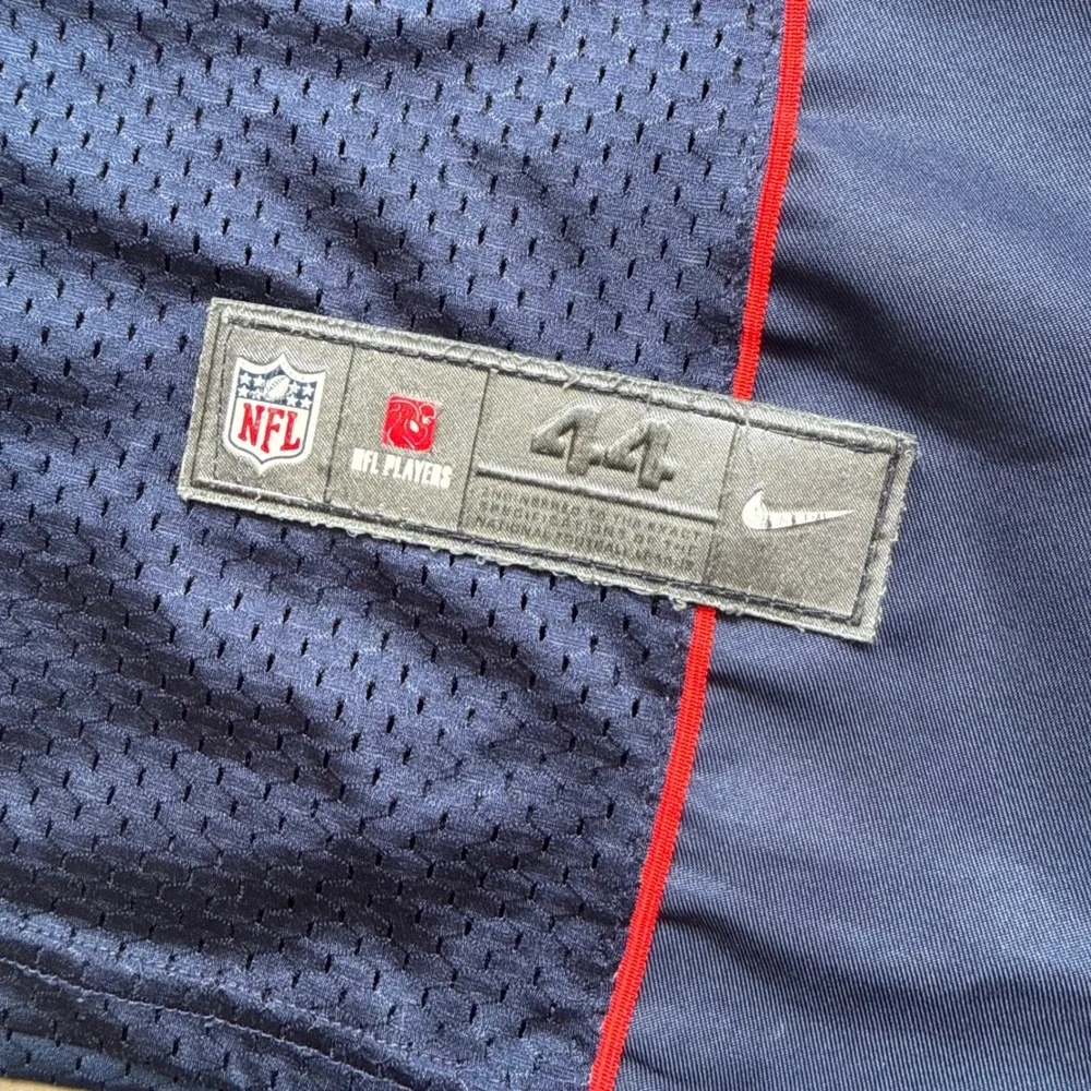 Nike NFL New England Patriots Tom Brady 12 On Field Jersey Navy Blue Size 44 L